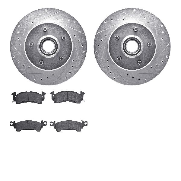 1990-2002 Chevrolet Astro Disc Brake Kit - Front (Dynamic Friction)