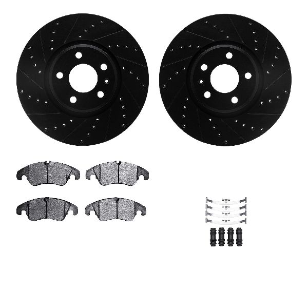 2012-2016 Audi A4 Disc Brake Kit - Front (Dynamic Friction)