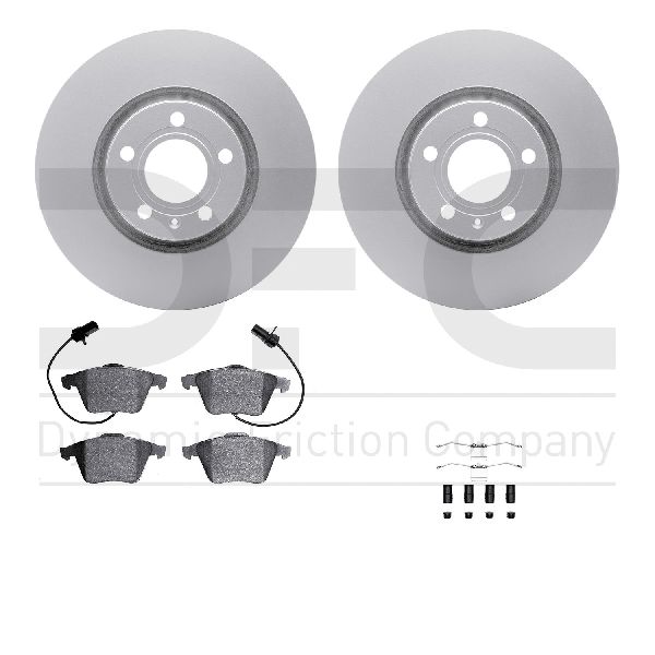 2006-2011 Audi A6 Disc Brake Kit - Front (Dynamic Friction)