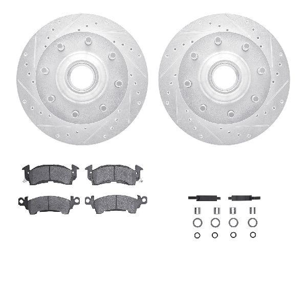 1979-1980 GMC G3500 Disc Brake Kit - Front (Dynamic Friction)