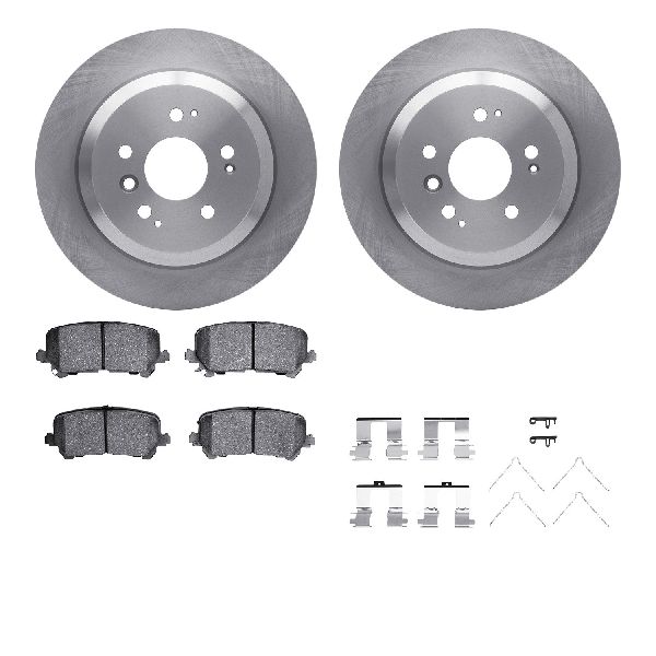 2017-2024 Honda Ridgeline Disc Brake Kit - Rear (Dynamic Friction)