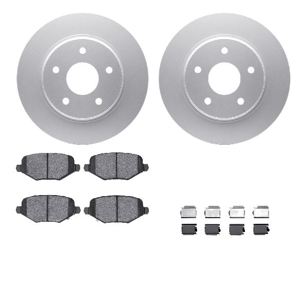 2009-2014 Volkswagen Routan Disc Brake Kit - Rear (Dynamic Friction)