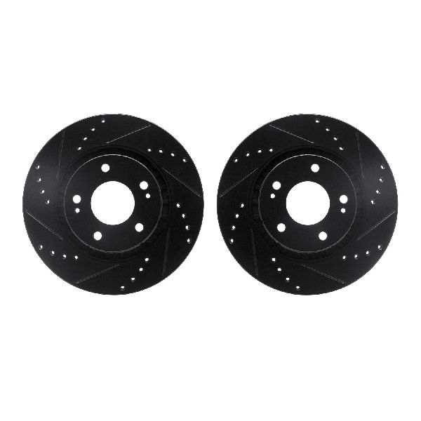 2009-2015 Mitsubishi Lancer Disc Brake Rotor Set - Front (Dynamic Friction)