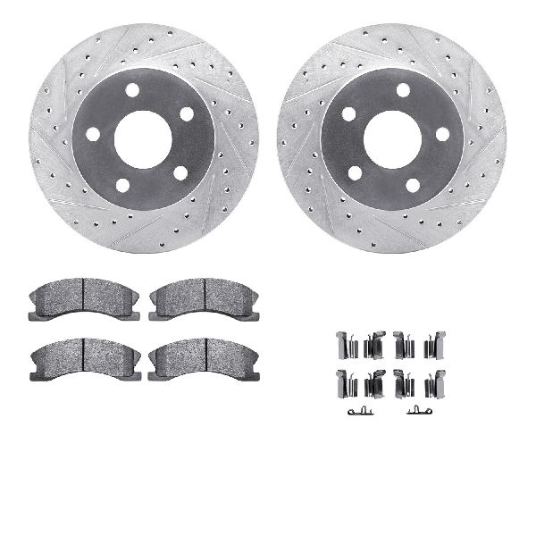 1999-2004 Jeep Grand Cherokee Disc Brake Kit - Front (Dynamic Friction)