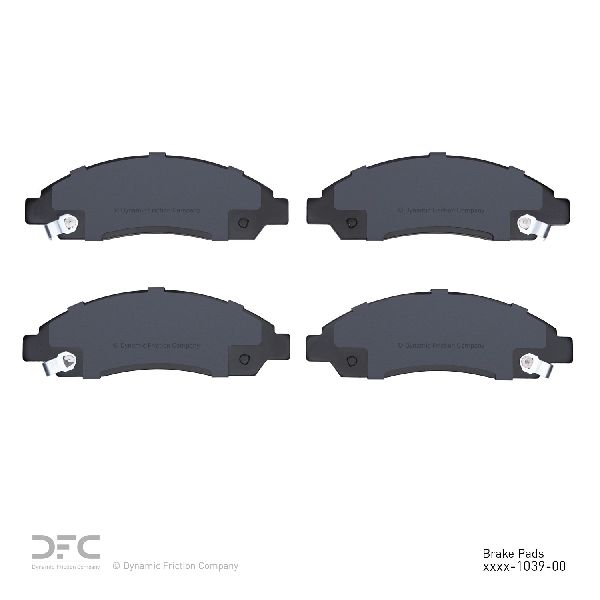 2004-2008 GMC Canyon Disc Brake Pad Set - Front (Dynamic Friction)
