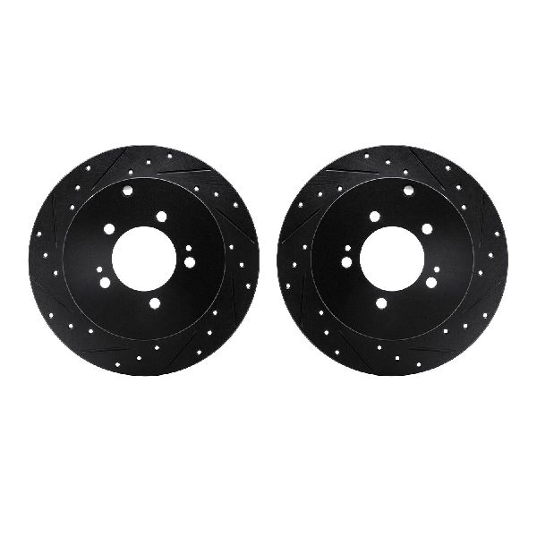 2007-2013 Mitsubishi Outlander Disc Brake Rotor Set - Rear (Dynamic Friction)