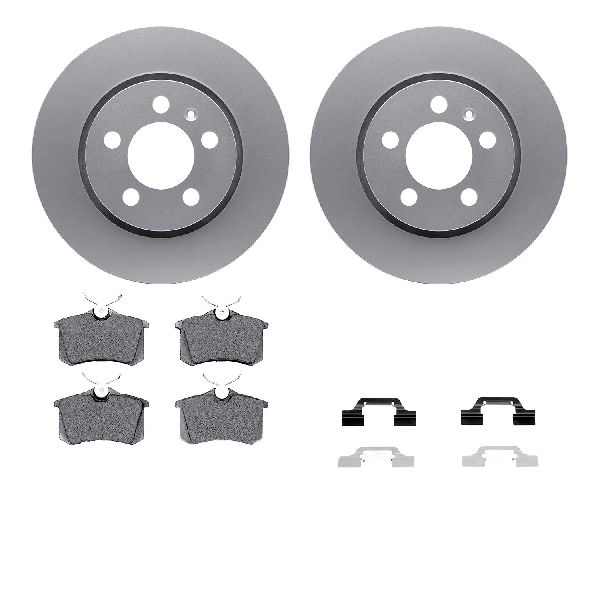 2004-2005 Volkswagen Jetta Disc Brake Kit - Rear (Dynamic Friction)
