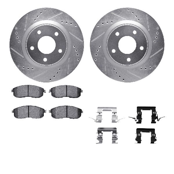 2017-2019 Nissan Sentra Disc Brake Kit - Front (Dynamic Friction)