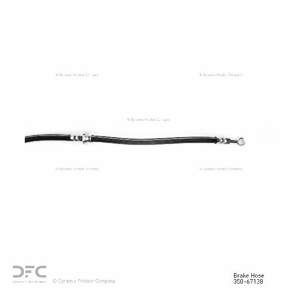 2002-2004 INFINITI I35 Brake Hydraulic Hose - Rear Right (Dynamic Friction)