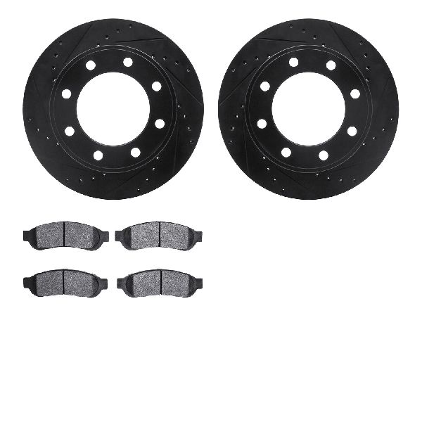 2006-2010 Ford F-350 Super Duty Disc Brake Kit - Rear (Dynamic Friction)
