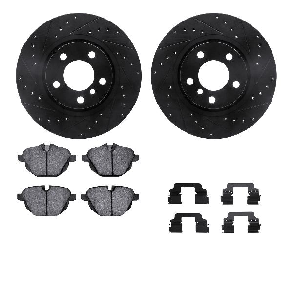 2011-2014 BMW X3 Disc Brake Kit - Rear (Dynamic Friction)