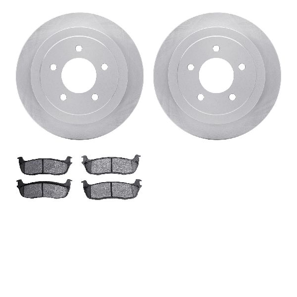 2002 Lincoln Blackwood Disc Brake Kit - Rear (Dynamic Friction)