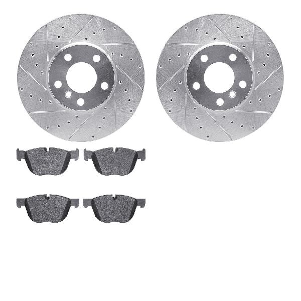 2011-2019 BMW X6 Disc Brake Kit - Front (Dynamic Friction)