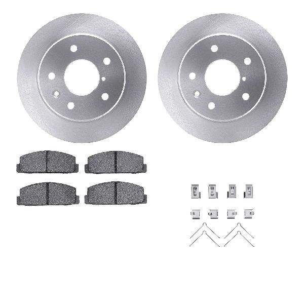 1989-1991 Mazda RX-7 Disc Brake Kit - Rear (Dynamic Friction)