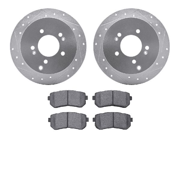 2010-2015 Hyundai Tucson Disc Brake Kit - Rear (Dynamic Friction)