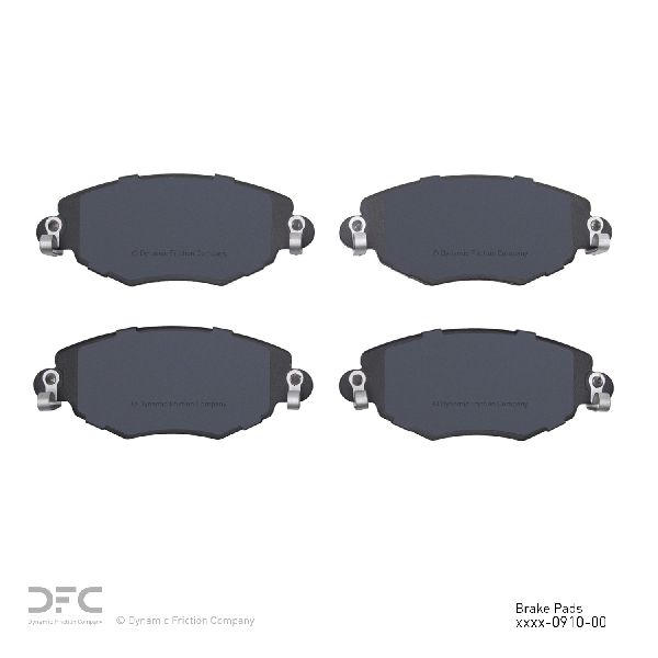 2002-2008 Jaguar X-Type Disc Brake Pad Set - Front (Dynamic Friction)