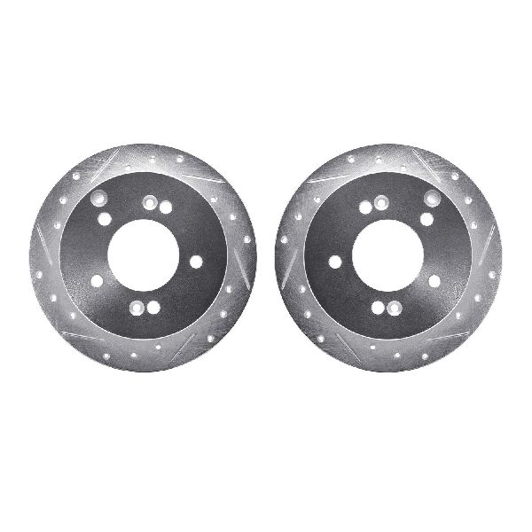 2005-2009 Hyundai Tucson Disc Brake Rotor Set - Rear (Dynamic Friction)