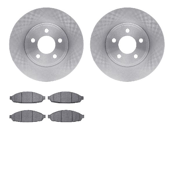 2003-2011 Lincoln Town Car Disc Brake Kit - Front (Dynamic Friction)