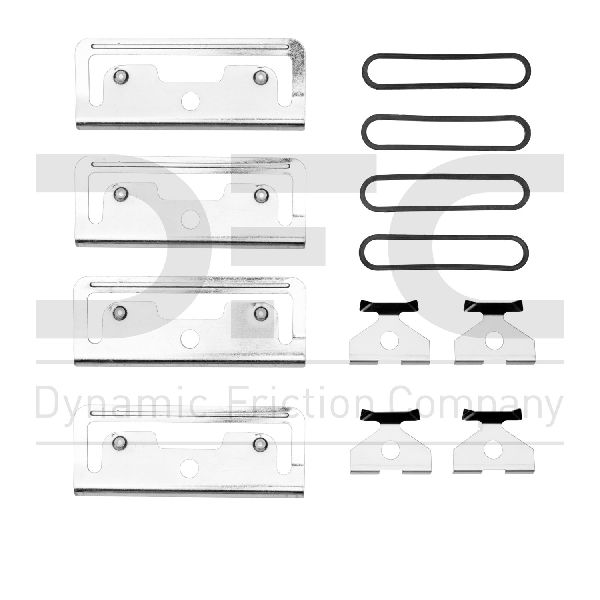 1978-1979 Dodge Magnum Disc Brake Hardware Kit - Front (Dynamic Friction)