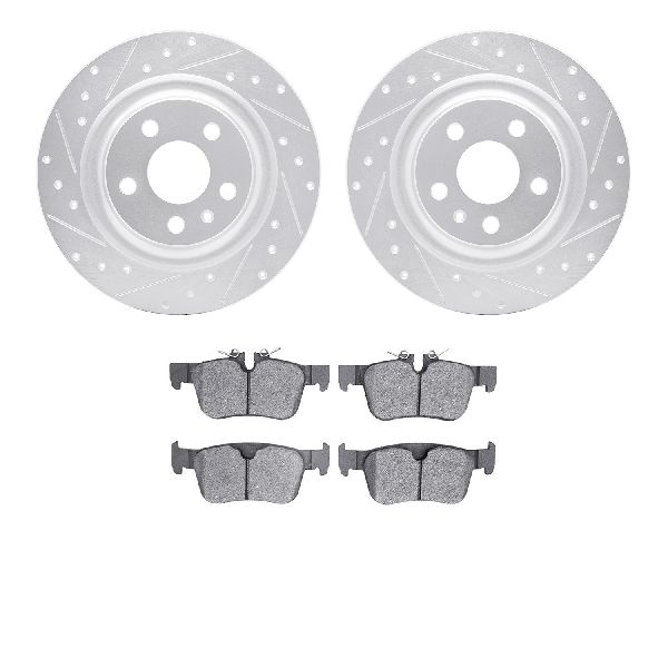 2018-2020 Volvo XC60 Disc Brake Kit - Rear (Dynamic Friction)