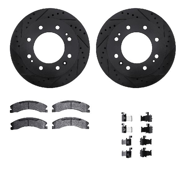 2011-2019 GMC Sierra 2500 HD Disc Brake Kit - Front (Dynamic Friction)
