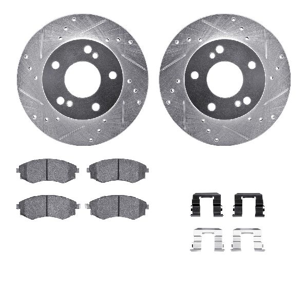1997-1998 Nissan 240SX Disc Brake Kit - Front (Dynamic Friction)