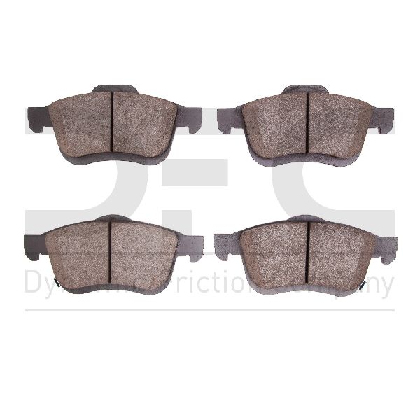 2014-2019 Fiat 500L Disc Brake Pad Set - Front (Dynamic Friction)