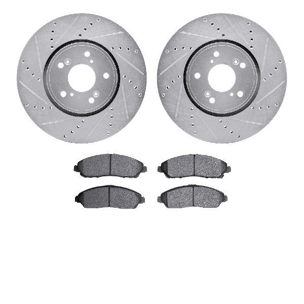 2014-2016 Acura MDX Disc Brake Kit - Front (Dynamic Friction)