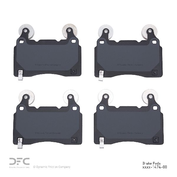 2010-2015 Chevrolet Camaro Disc Brake Pad Set - Front (Dynamic Friction)