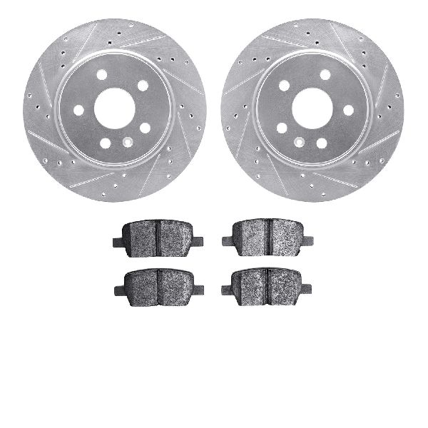 2016-2018 Cadillac CT6 Disc Brake Kit - Rear (Dynamic Friction)