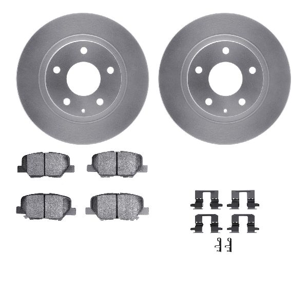 2014-2015 Mazda 6 Disc Brake Kit - Rear (Dynamic Friction)