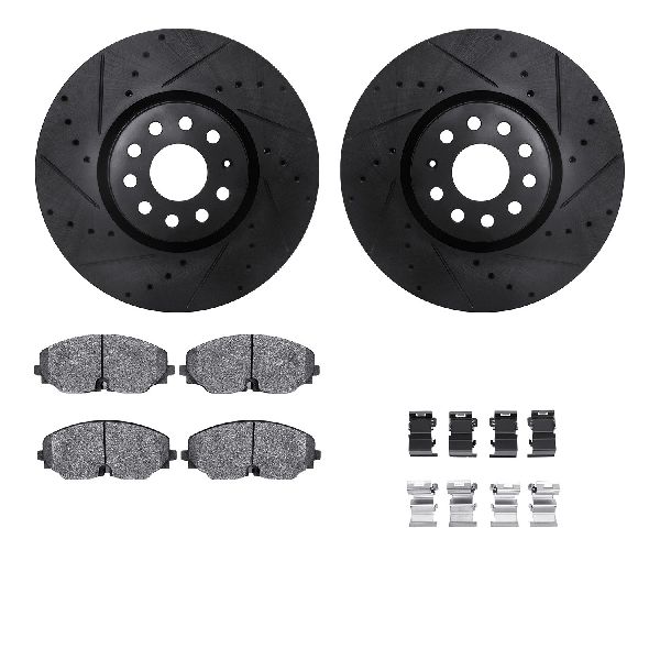 2018-2024 Volkswagen Atlas Disc Brake Kit - Front (Dynamic Friction)