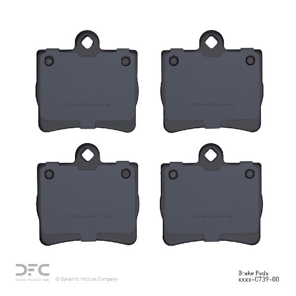 1994-1995 Mercedes-Benz C280 Disc Brake Pad Set - Rear (Dynamic Friction)