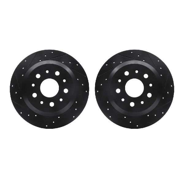 2018-2024 Jeep Wrangler Disc Brake Rotor Set - Rear (Dynamic Friction)