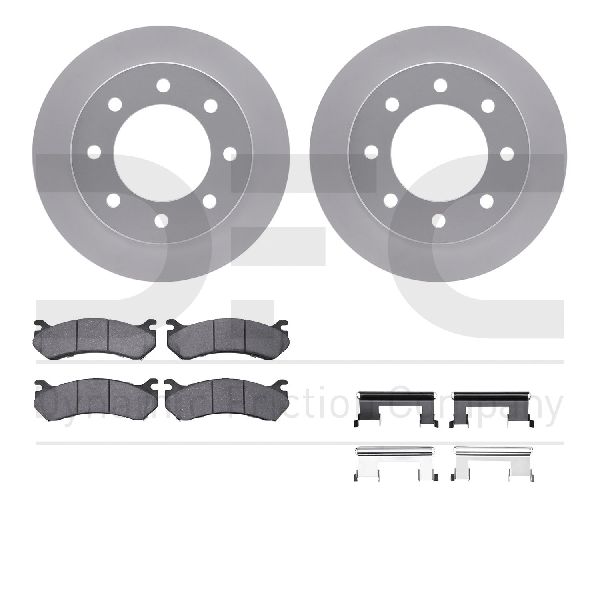 2001-2006 GMC Sierra 1500 HD Disc Brake Kit - Rear (Dynamic Friction)