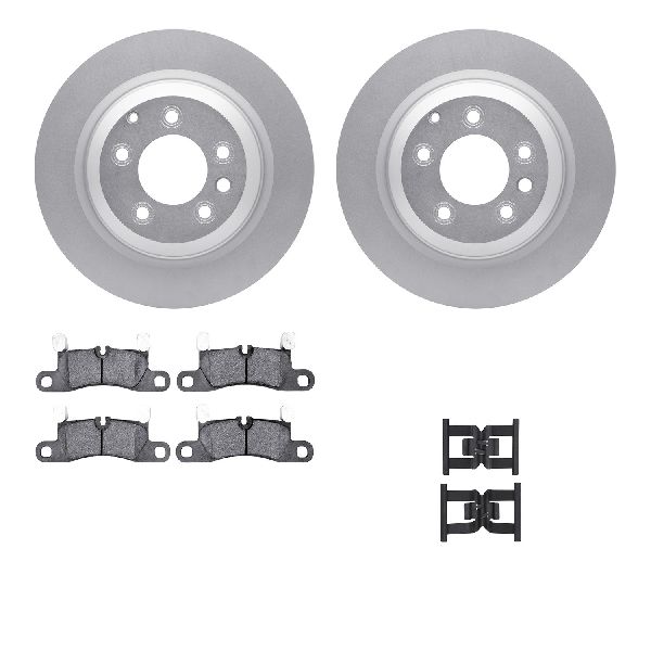 2011-2014 Porsche Cayenne Disc Brake Kit - Rear (Dynamic Friction)