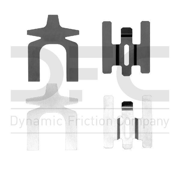 1993-2002 Lincoln Continental Disc Brake Hardware Kit - Front (Dynamic Friction)