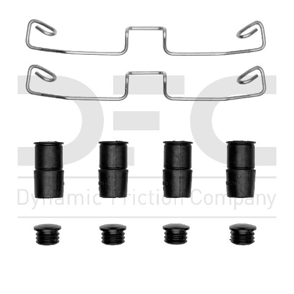 2001-2005 Audi Allroad Quattro Disc Brake Hardware Kit - Front (Dynamic Friction)