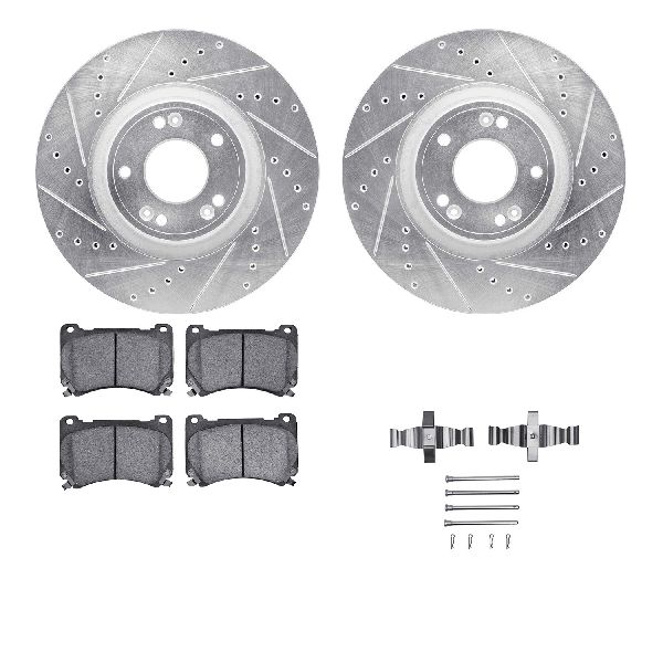 2009-2014 Hyundai Genesis Disc Brake Kit - Front (Dynamic Friction)