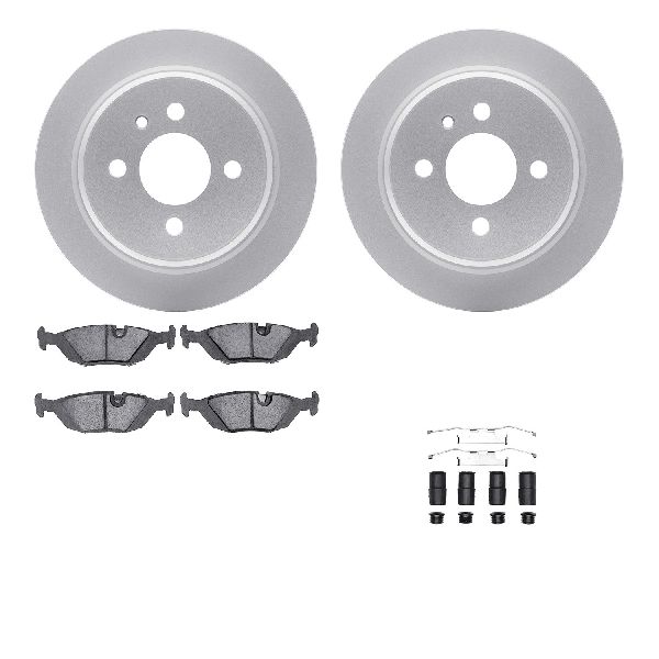 1986-1988 BMW 325 Disc Brake Kit - Rear (Dynamic Friction)