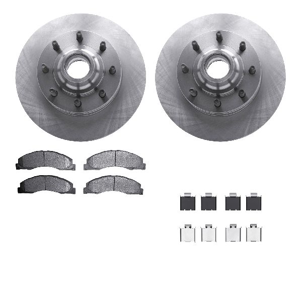 2008-2014 Ford E-150 Disc Brake Kit - Front (Dynamic Friction)