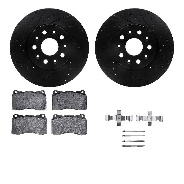 2016-2020 Chevrolet Camaro Disc Brake Kit - Front (Dynamic Friction)