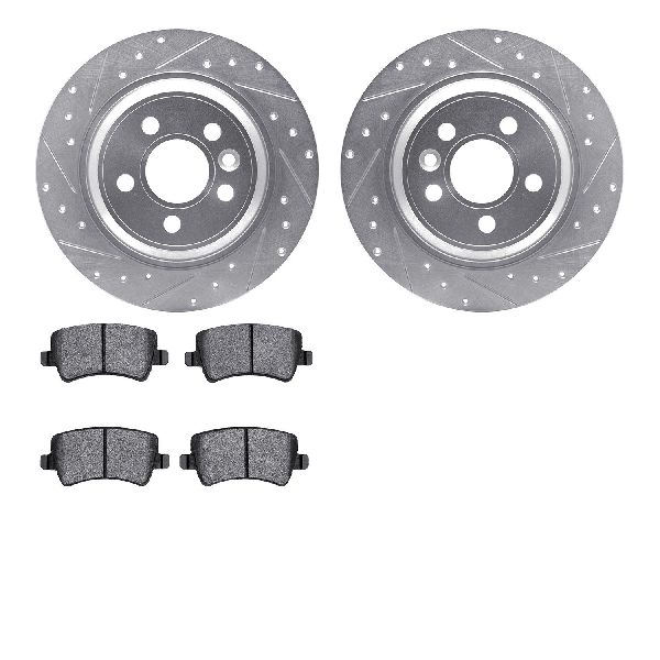 2008-2016 Volvo S80 Disc Brake Kit - Rear (Dynamic Friction)
