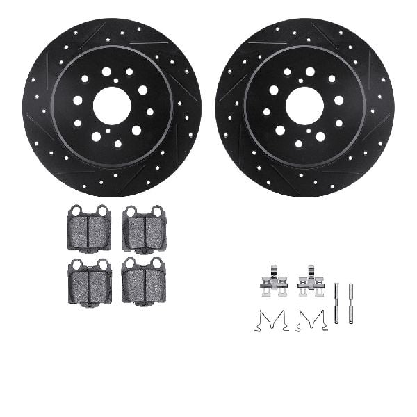 1998-2000 Lexus GS400 Disc Brake Kit - Rear (Dynamic Friction)