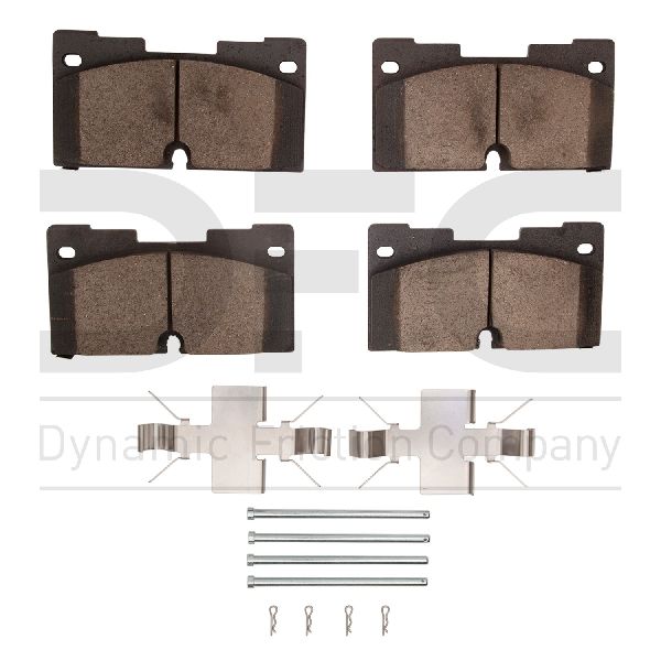 2021-2025 Chevrolet Suburban Disc Brake Pad Set - Front (Dynamic Friction)