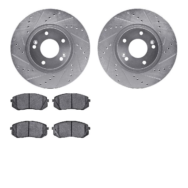 2010-2015 Hyundai Tucson Disc Brake Kit - Front (Dynamic Friction)