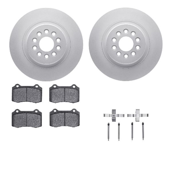 2003-2005 Jaguar S-Type Disc Brake Kit - Rear (Dynamic Friction)
