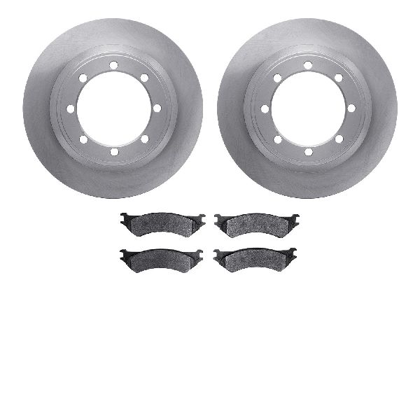 1999-2000 Ford E-350 Econoline Disc Brake Kit - Rear (Dynamic Friction)