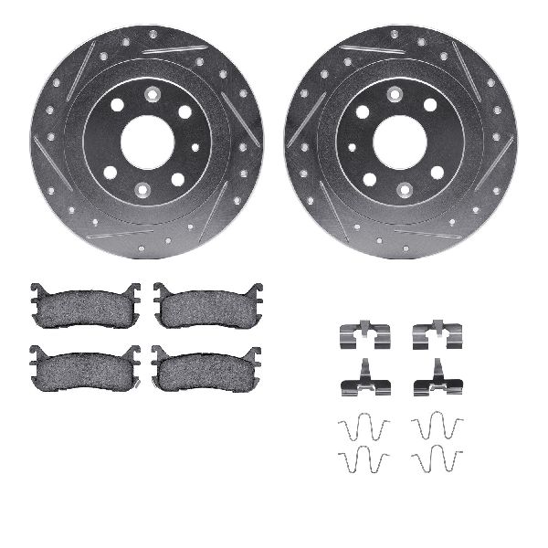 1995-1998 Mazda Protege Disc Brake Kit - Rear (Dynamic Friction)