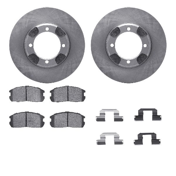 1985-1990 Mitsubishi Mirage Disc Brake Kit - Front (Dynamic Friction)